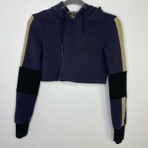 Odin gear wear cropped colorblock hoodie